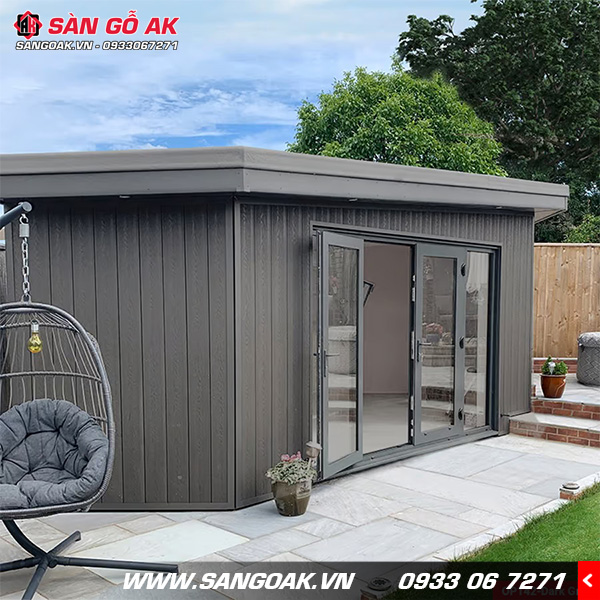 Thanh đa năng gỗ nhựa ngoài trời Kosmos OP142X3M Dark Grey